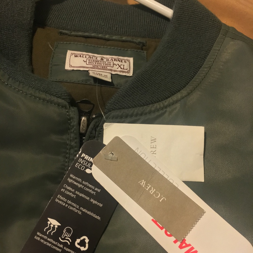 J.crew x Wallace & Barnes MA-1 PrimaLoft Bomber